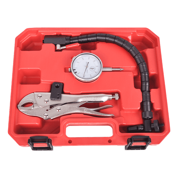 WINMAX AUTOMOTIVE TOOLS Brake Rotor Ball Joint Dial Indicator Arm Clamp Locking Vise Disc Runout Gauge