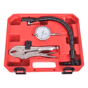 WINMAX AUTOMOTIVE TOOLS Brake Rotor Ball Joint Dial Indicator Arm Clamp Locking Vise Disc Runout Gauge