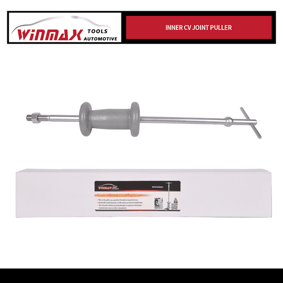 WINMAX AUTOMOTIVE TOOLS Inner CV Joint Puller Long CV Axle Slide Hammer Removal Fork Tool