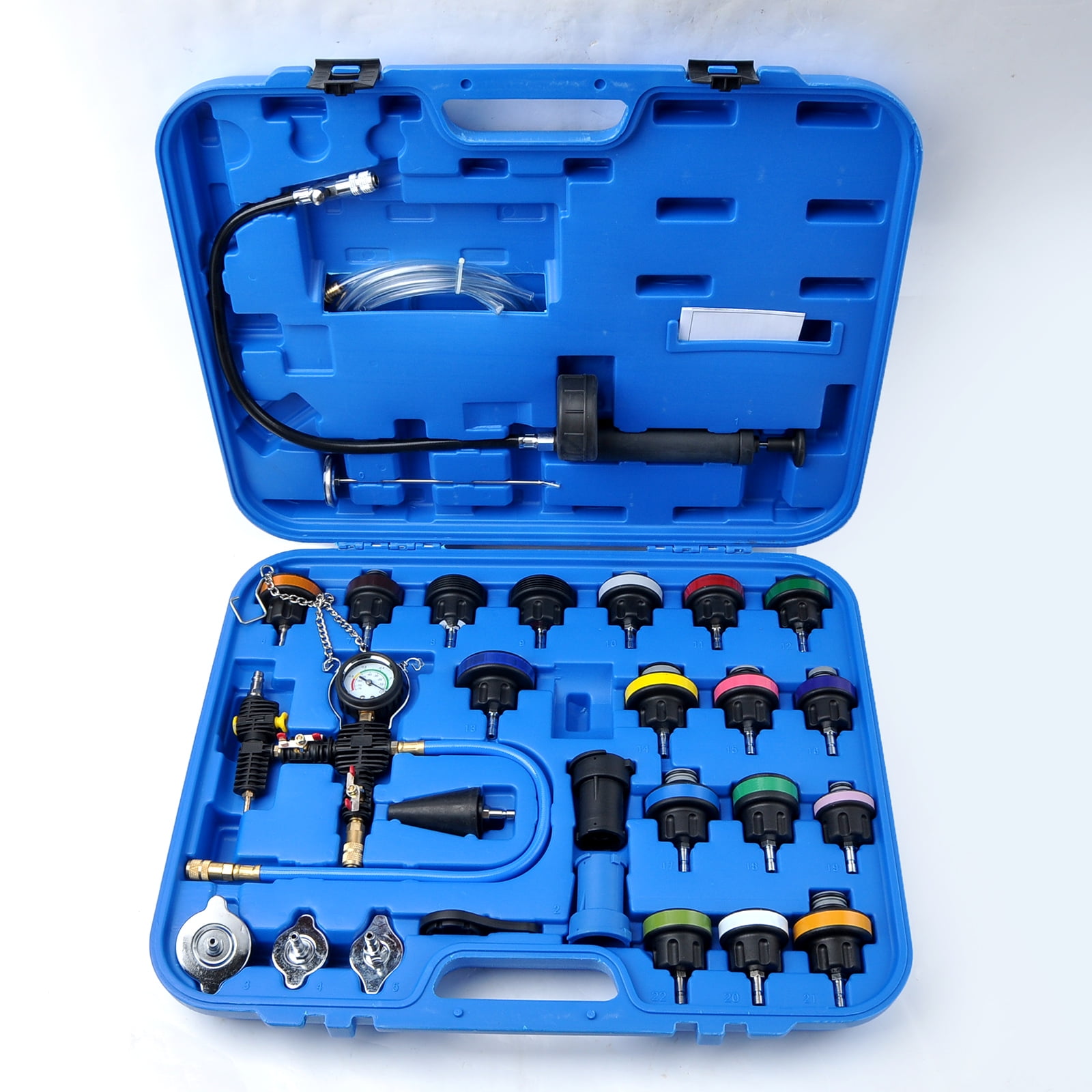 JEGS W89733: Cooling System Pressure Tester Kit - JEGS