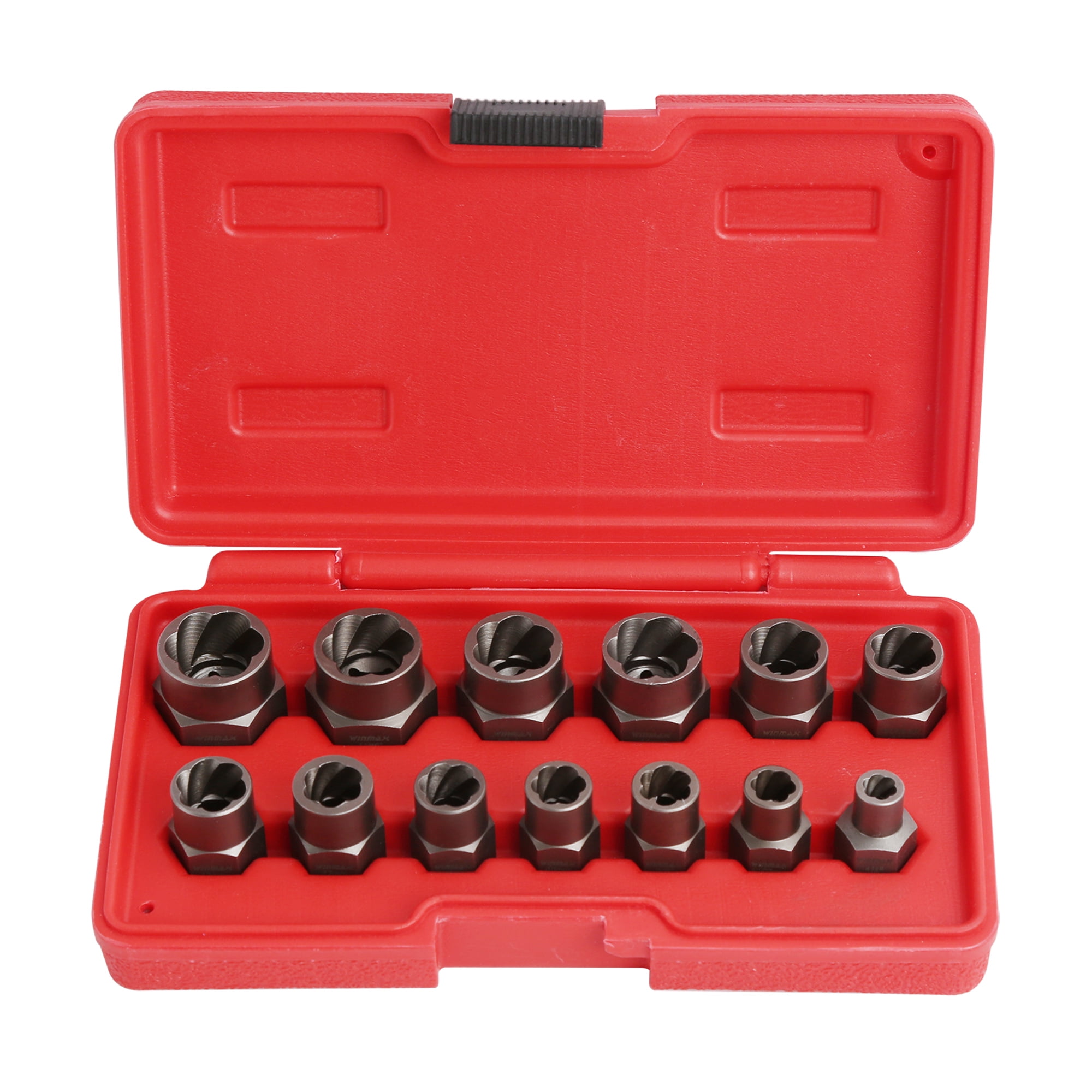 WINMAX Bolt & Nut Extractor Set Damaged Rusted Socket Remover Use With 3/8 in Wrench