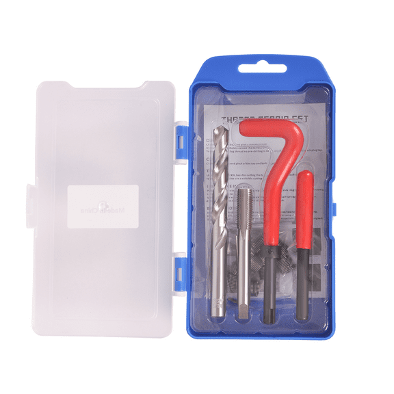 WINMAX Pro 15 Pieces Thread Repair Kit M12 X 1.25 X 16.3 MM Auto Car Tool Helical Coil