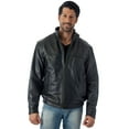 thumbnail image 1 of WINNERS LEATHER JACKET UNION MADE IN USA (2XT, BLACK), 1 of 6