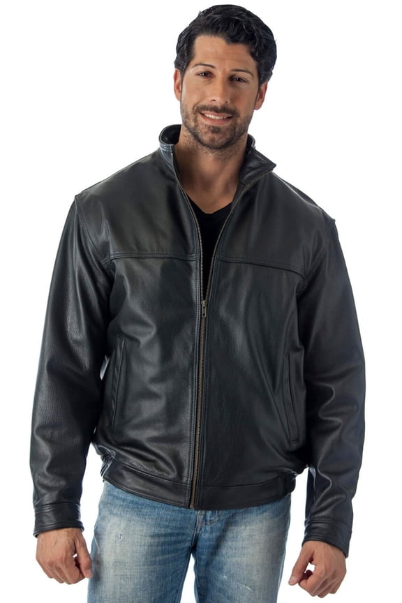 WINNERS LEATHER JACKET UNION MADE IN USA (2xl, BLACK)