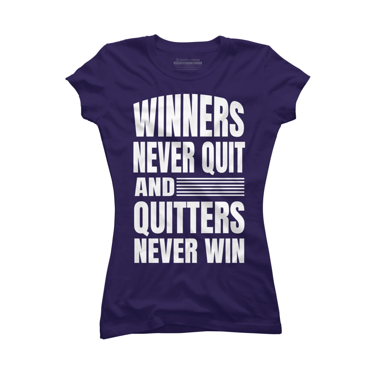 Never Stopping Graphic Tee - Purple