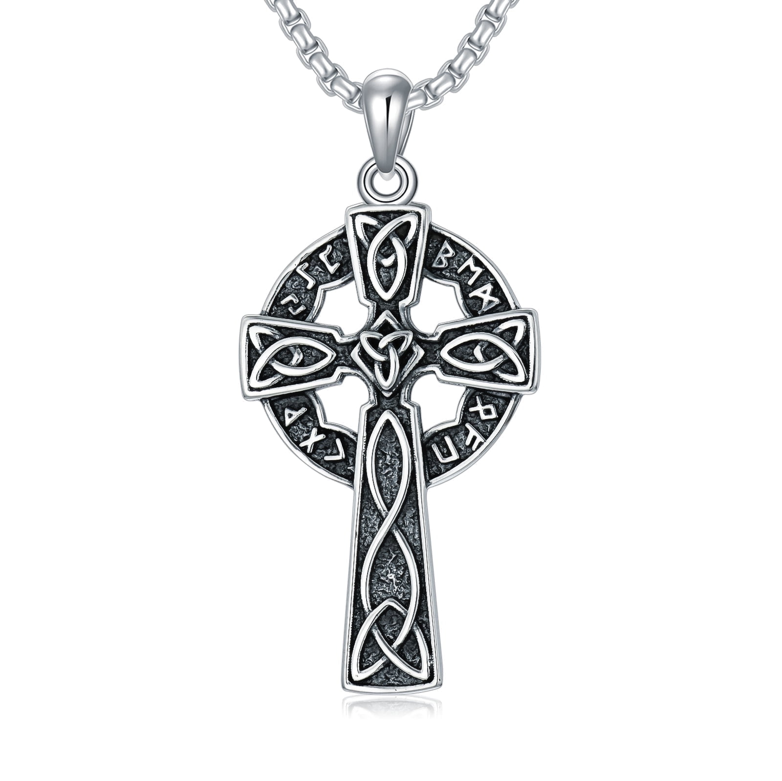 WINNICACA Celtico Trinity Nodo Anello Argento Sterling S925 Anelli Semplici Gioielli Per Le Donne Ragazze, Argento sterling