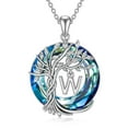 thumbnail image 1 of WINNICACA Tree of Life Necklace for Women 925 Sterling Initial W Letter Pendant Family Tree Crystal Jewelry Birthday Anniversary Christmas Gifts for Her Mom Wife Daughter, 1 of 7