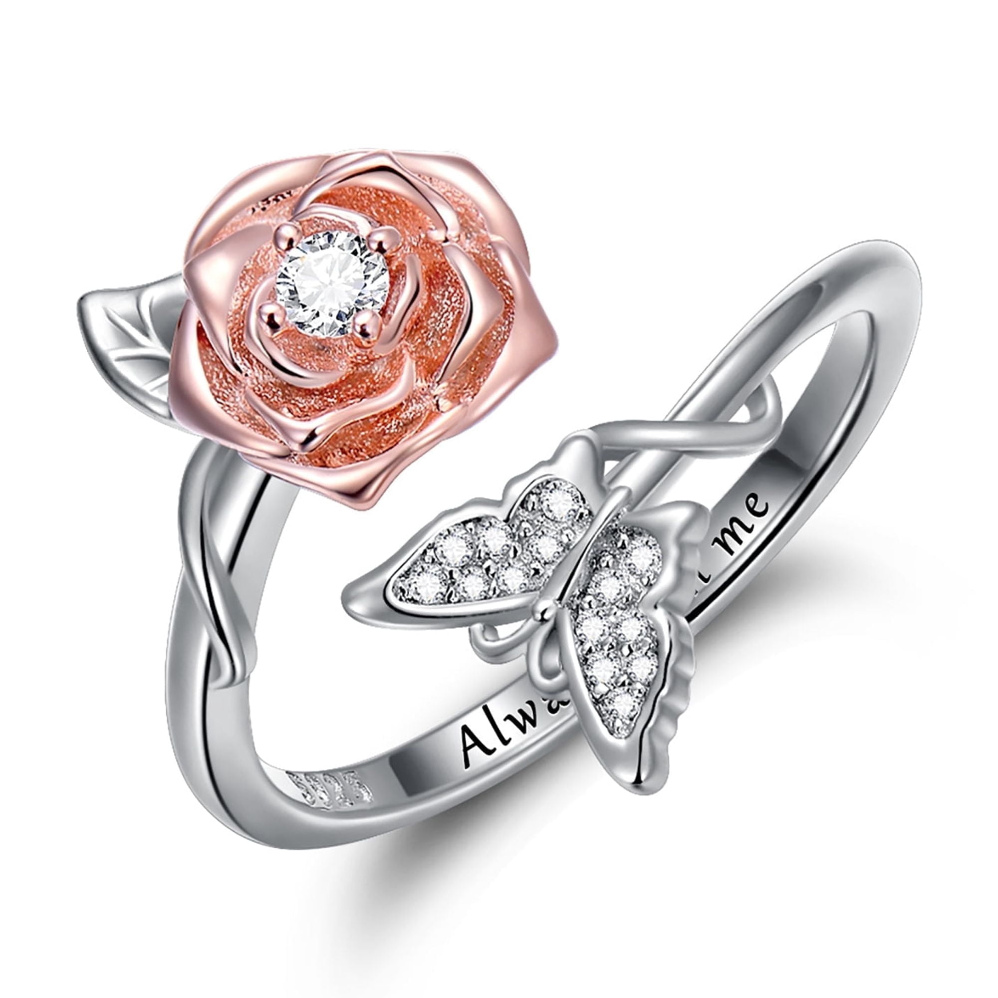 WINNICACA Sterling Silver Mushroom Cremation Ring For Ashes - Memory Jewelry, Keepsake Urn Ring (Size 7)