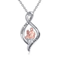 thumbnail image 1 of WINNICACA "Always My Daughter Forever My Friend" Father Daughter Necklace Infinity Pendant S925 Sterling Silver Birthday Anniversary Valentines Mothers Day Gifts for Women, 1 of 8