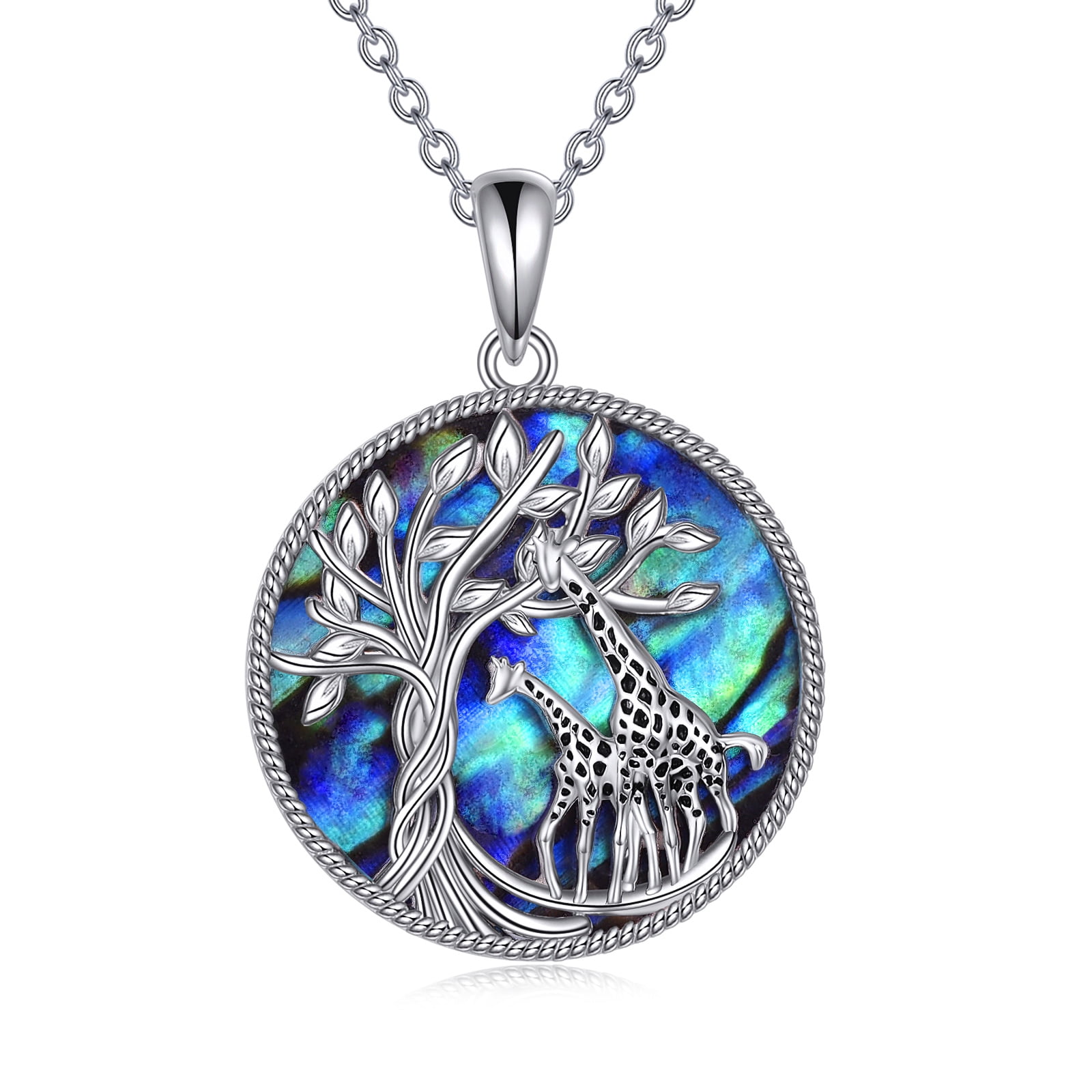 WINNICACA Dragonfly Gifts for Her Sterling Silver Dragonfly Necklace for  Women Tree of Life Pendant Necklaces with Abalone Shell Jewelry Gifts for  Her