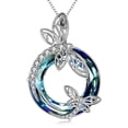 thumbnail image 1 of WINNICACA Sterling Silver Dragonfly Necklace Blue Crystal Birthday Anniversary Mothers Valentines Day Gifts for Women, 1 of 6