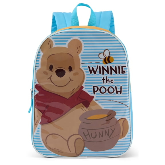 WINNIE THE POOH, 15" Girls' Backpack with Padded Straps & Zip Compartment - Ideal Toddler Bookbag for School & Travel