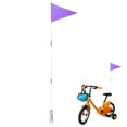 thumbnail image 1 of WINOMO 1 Set of Bike Safety Flag Bicycle Flag Advertising Cycling Flag Small Bike Accessories, 1 of 4