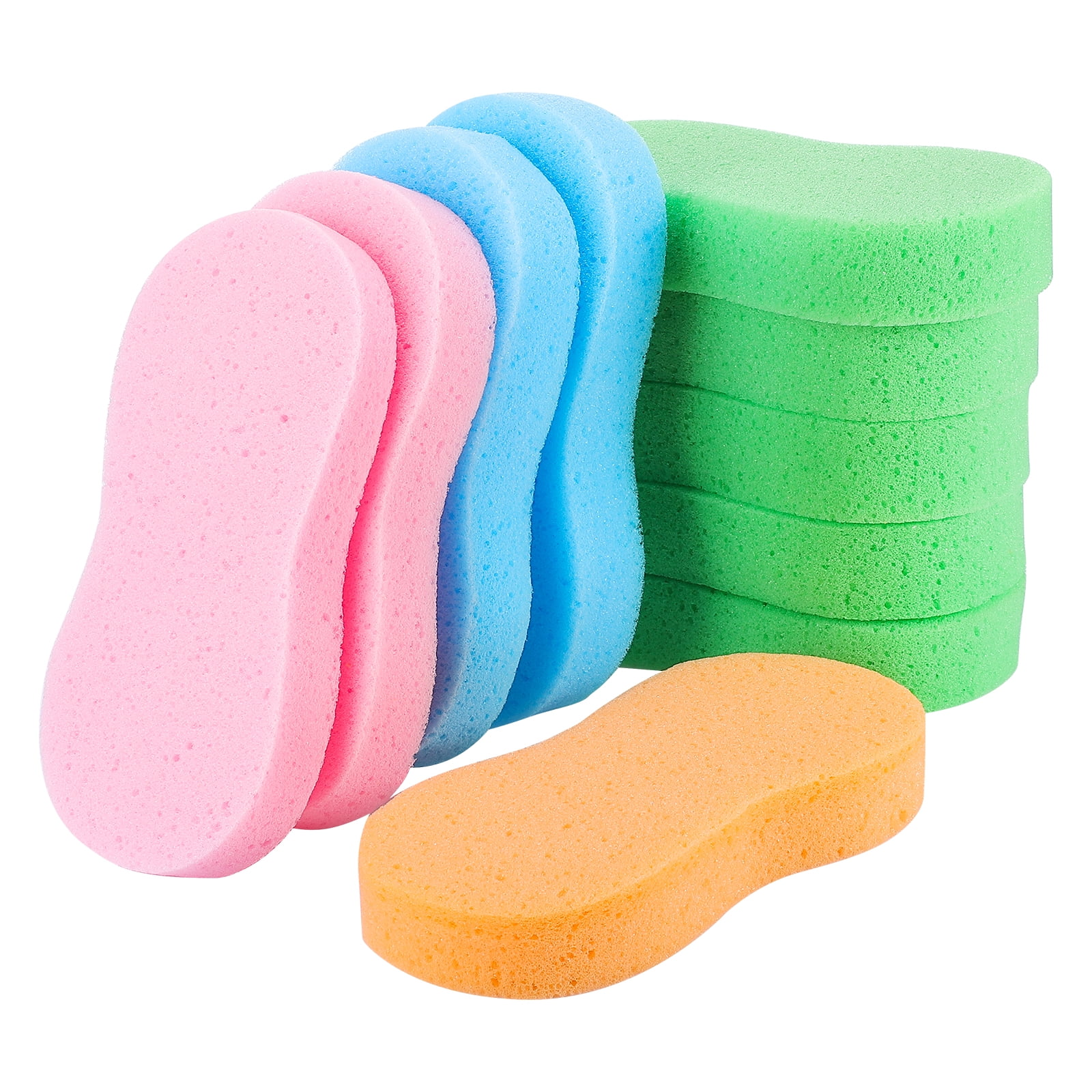 WINOMO 10pcs Car Wash Sponges Bone Designed Porous Car Wash Compressed