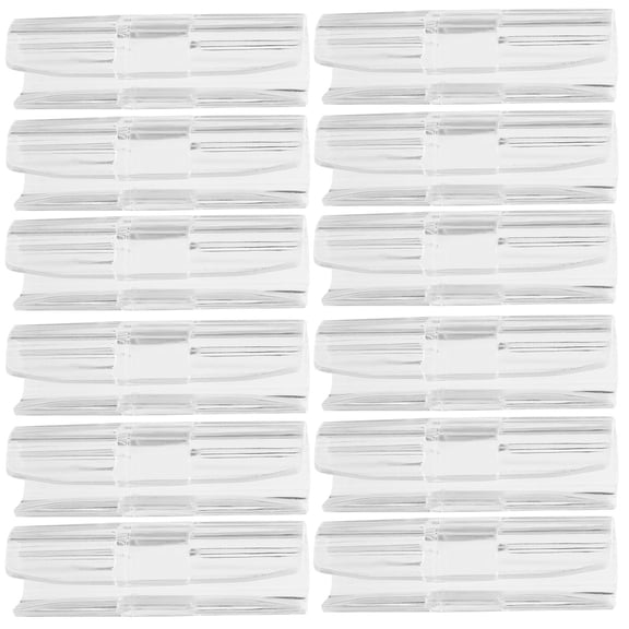 LEORX Bed Sheet Grippers Transparent Ps No Needle Required for Car Use 12Pcs