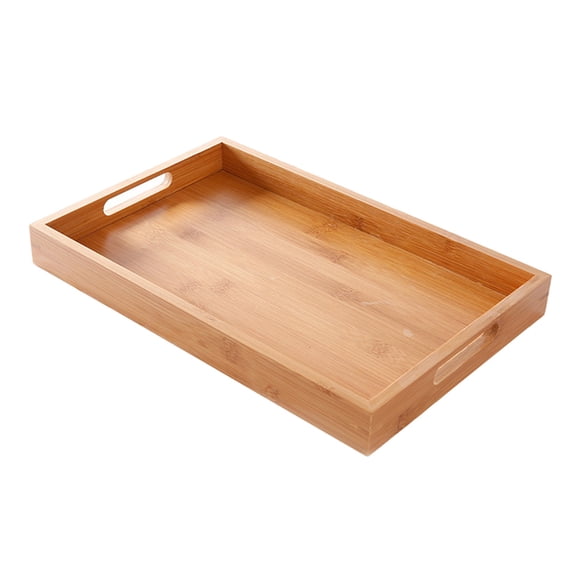 WINOMO Food Trays Bamboo Simple Design Room 1Pack