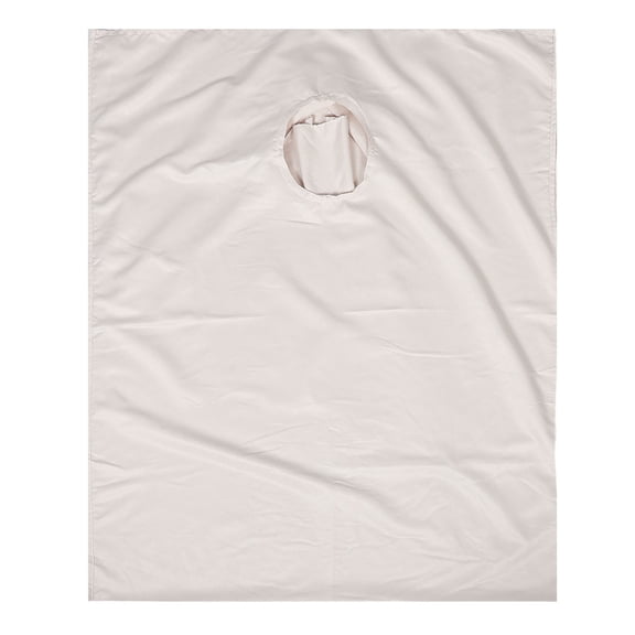 LEORX Elastic Beige Massage Table Cover with Easy Access and Washable Microfiber Material