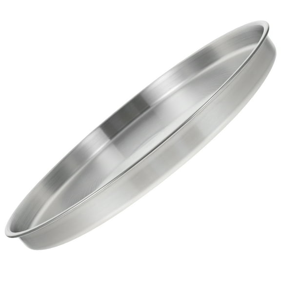 WINOMO 1Pack Steel Tray Diameter 30Cm Silver