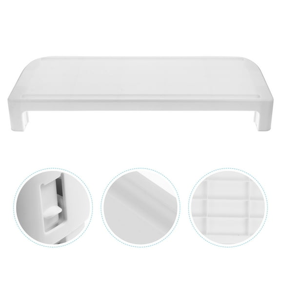 LEORX Back to School Computer Monitor Rack Adjustable Laptop Heightening Shelf Plastic 1 Pc