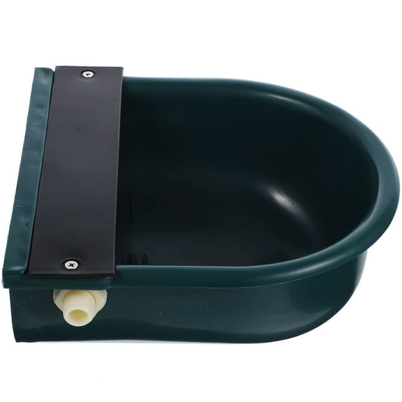 WINOMO 1Pcs Blue Plastic Cattle Waterer for Livestock with Water Dispensing 27.8x27Cm