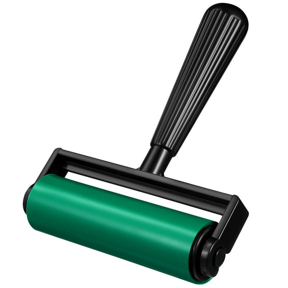 LEORX 1Pcs Roller Paint Applicator for with Green Rubber and Plastic Material