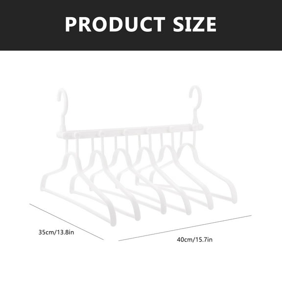 LEORX Rolling Hanging Clothes Rack White Plastic 1Pcs