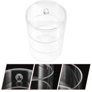 LEORX Belt Organiser Box Transparent Plastic Display for Women 1Pcs