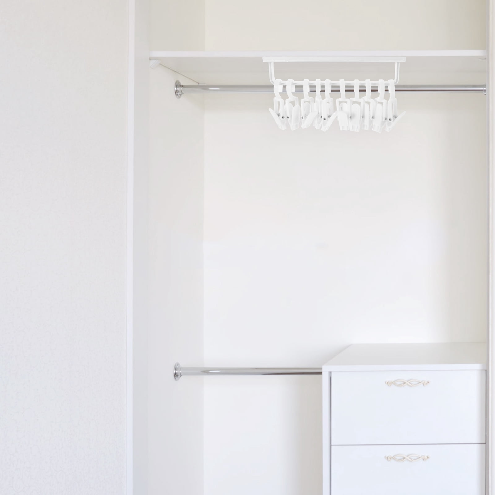WINOMO Clothes Pull Out Rack ABS Organization Wardrobe Accessories Home ...