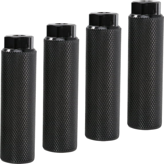 LEORX Aluminum Alloy Bicycles Peg Black 4Pcs