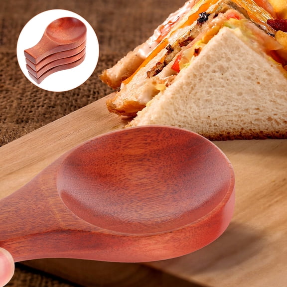 WINOMO 4Pcs Natural Wood Chopstick Rest Stand for General Users in Restaurant