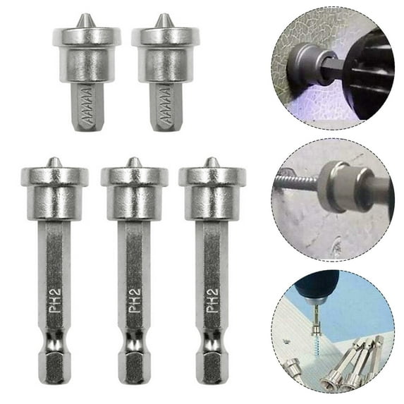 LEORX Screw Positioning Holder Positioning Screw Bit Durable Material 5pcs