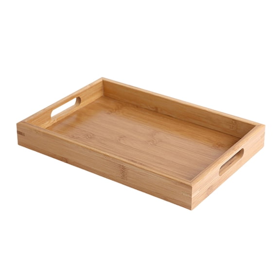 WINOMO Bamboo Rectangle Tray With Material For Domestic Use 1Pack