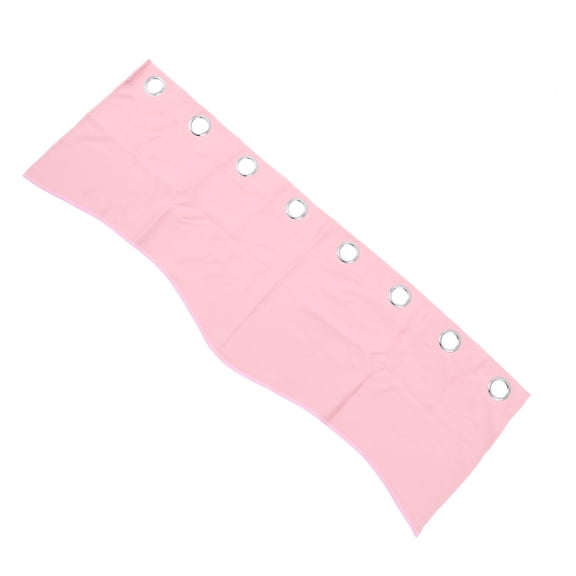 LEORX Decorative Pink Bedroom Curtain Short Blackout Valance Stylish Home Window