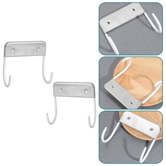 LEORX 2Pcs Multi-Function Irons Storage Holder with Thickened Hose for Laundry Room Hanging