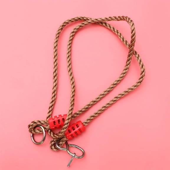 LEORX Leorx Khaki Adjustable Swing Rope, Safe and Fits All Swings 2Pcs