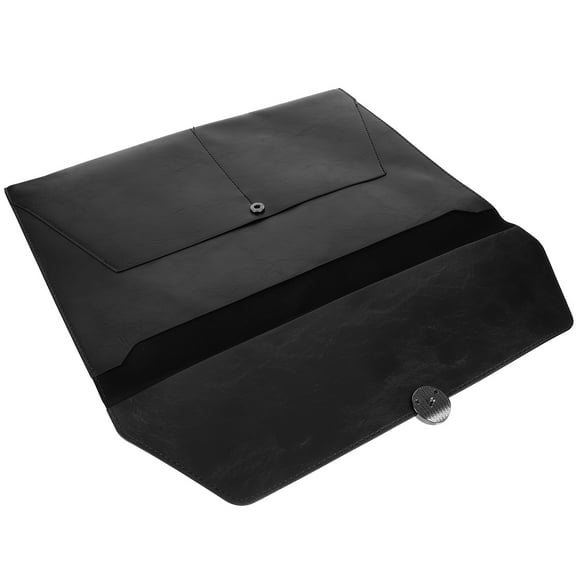 LEORX Leorx Portfolio Folder A4 Black Lightweight File Organizer for Storage