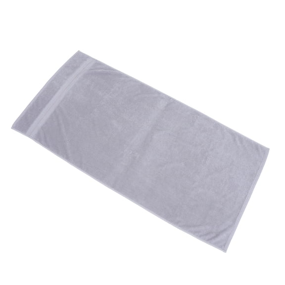 LEORX Soft Dark Grey Cotton Bath Towel Large Absorbent Body Wrap for Spa Hotel Bathroom
