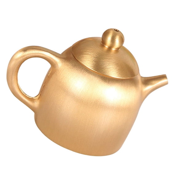 LEORX Teapot Table Decorations Chinese Style Brass 1Pack