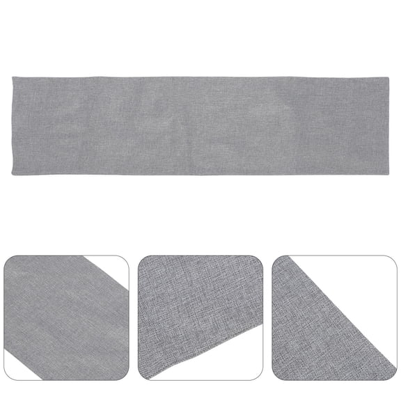 WINOMO nordic style table runner for home restaurant use linen grey 1Pcs