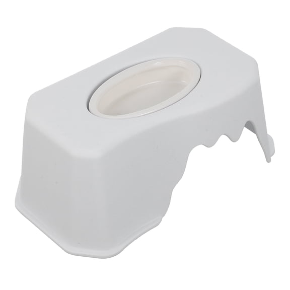 LEORX Multi Functional White Reptile Hide for Lizard Feeding and Shelter with Detailed Design