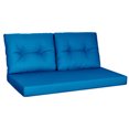 thumbnail image 1 of WINSOON 48 x 24 Inch Outdoor Loveseat Cushion Set-Dark Blue, 1 of 6