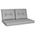 thumbnail image 1 of WINSOON 48 x 24 Inch Outdoor Loveseat Cushion Set-Dark Grey, 1 of 5