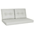 thumbnail image 1 of WINSOON 48 x 24 Inch Outdoor Loveseat Cushion Set-Light Grey, 1 of 6