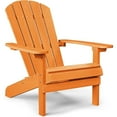 thumbnail image 1 of WINSOON All Weather HIPS Outdoor Plastic Adirondack Chair-Orange, 1 of 5