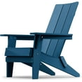 thumbnail image 1 of WINSOON Modern Folding Adirondack Chair Plastic, 1s Expand/Store Upgrade Unlocked Weather-Resistant-Navy, 1 of 5