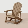 thumbnail image 1 of WINSOON Outdoor Rocking Chair,Adirondack Rocking Chair-Teak, 1 of 7
