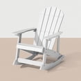 thumbnail image 1 of WINSOON Outdoor Rocking Chair,Adirondack Rocking Chair-White, 1 of 6