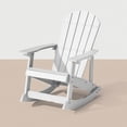 thumbnail image 1 of WINSOON Outdoor Rocking Chair,Adirondack Rocking Chair-White, 1 of 7