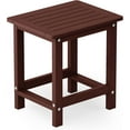 thumbnail image 1 of WINSOON Small Outside Adirondack Square Side Table,Single Layer - Coffee, 1 of 7