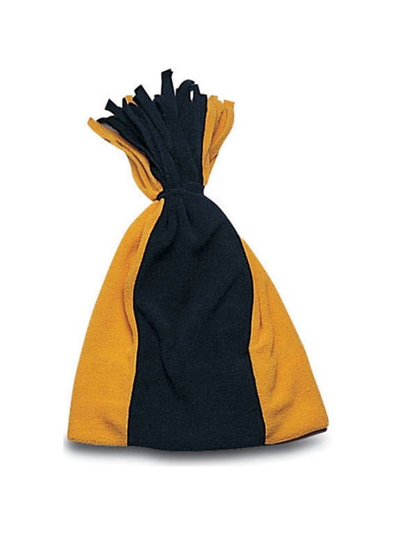 WINTER FLEECE CAP - Navy/Gold